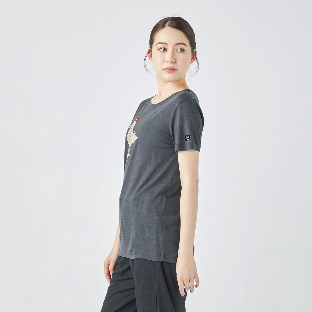 [sn] super.natural. W ジョニー Tシャツ　