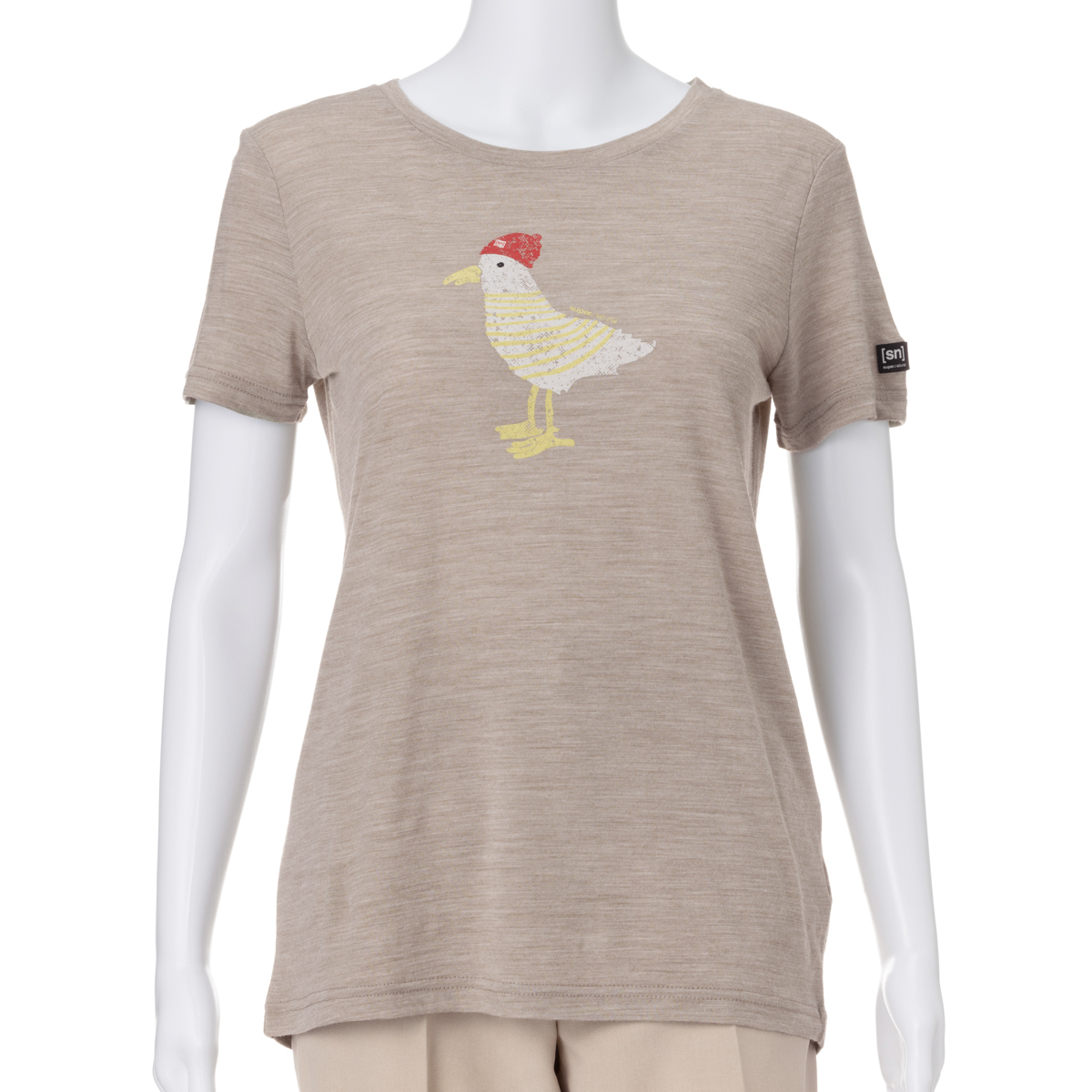 [sn] super.natural. W ジョニー Tシャツ　