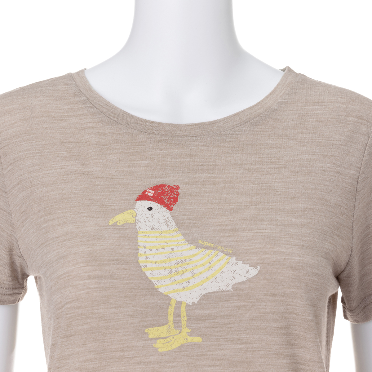 [sn] super.natural. W ジョニー Tシャツ　