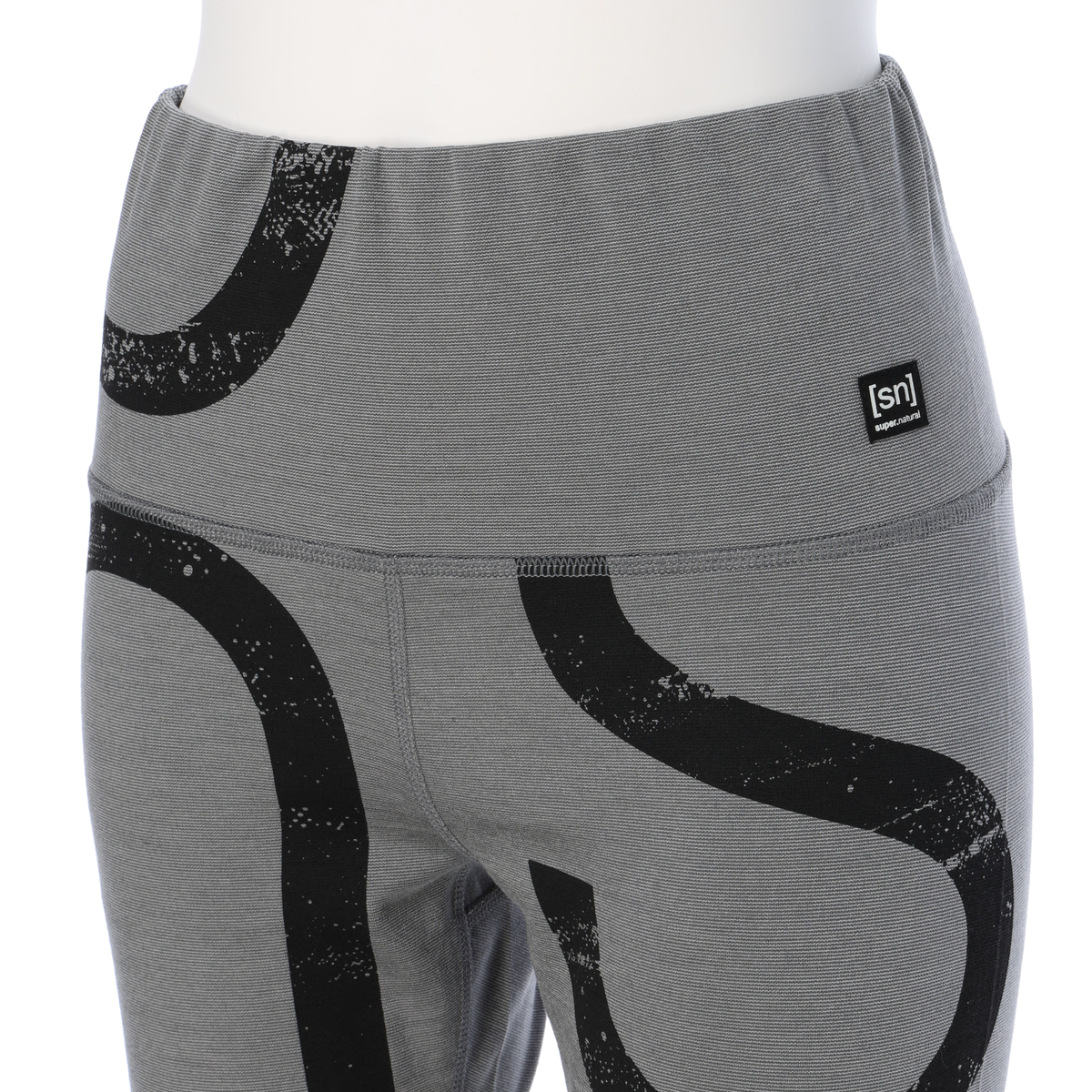 [sn] super.natural. W キャピタル ロゴ タイツ
