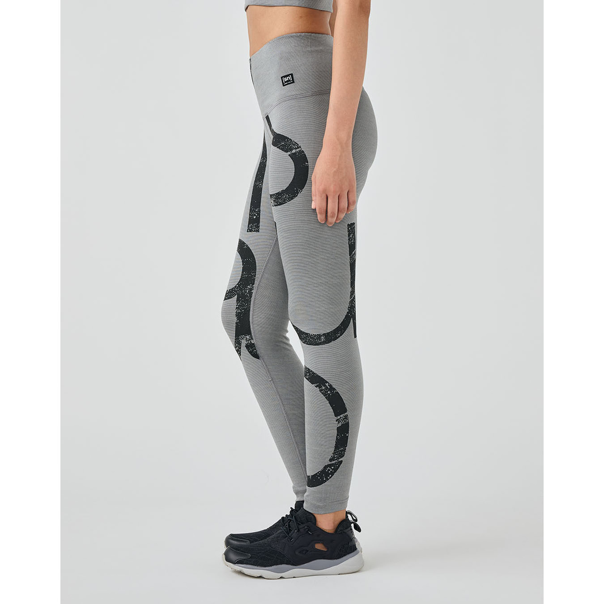 [sn] super.natural. W キャピタル ロゴ タイツ