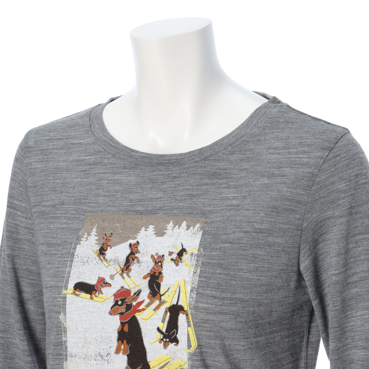 [sn] super.natural. W ダックスフンド パーティ ロングスリーブ