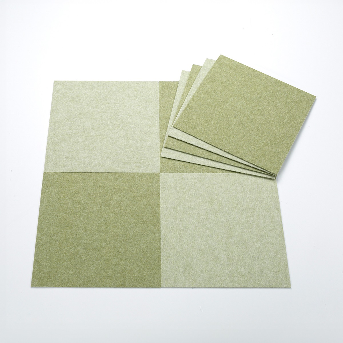 バリアフリータイルマット　無地８枚入