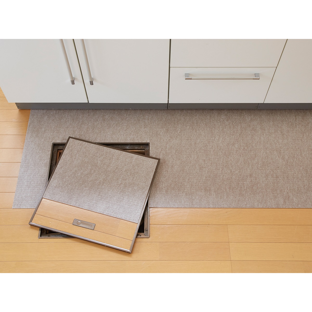 吸着拭けるキッチンマット６０×１８０ｃｍ　無地