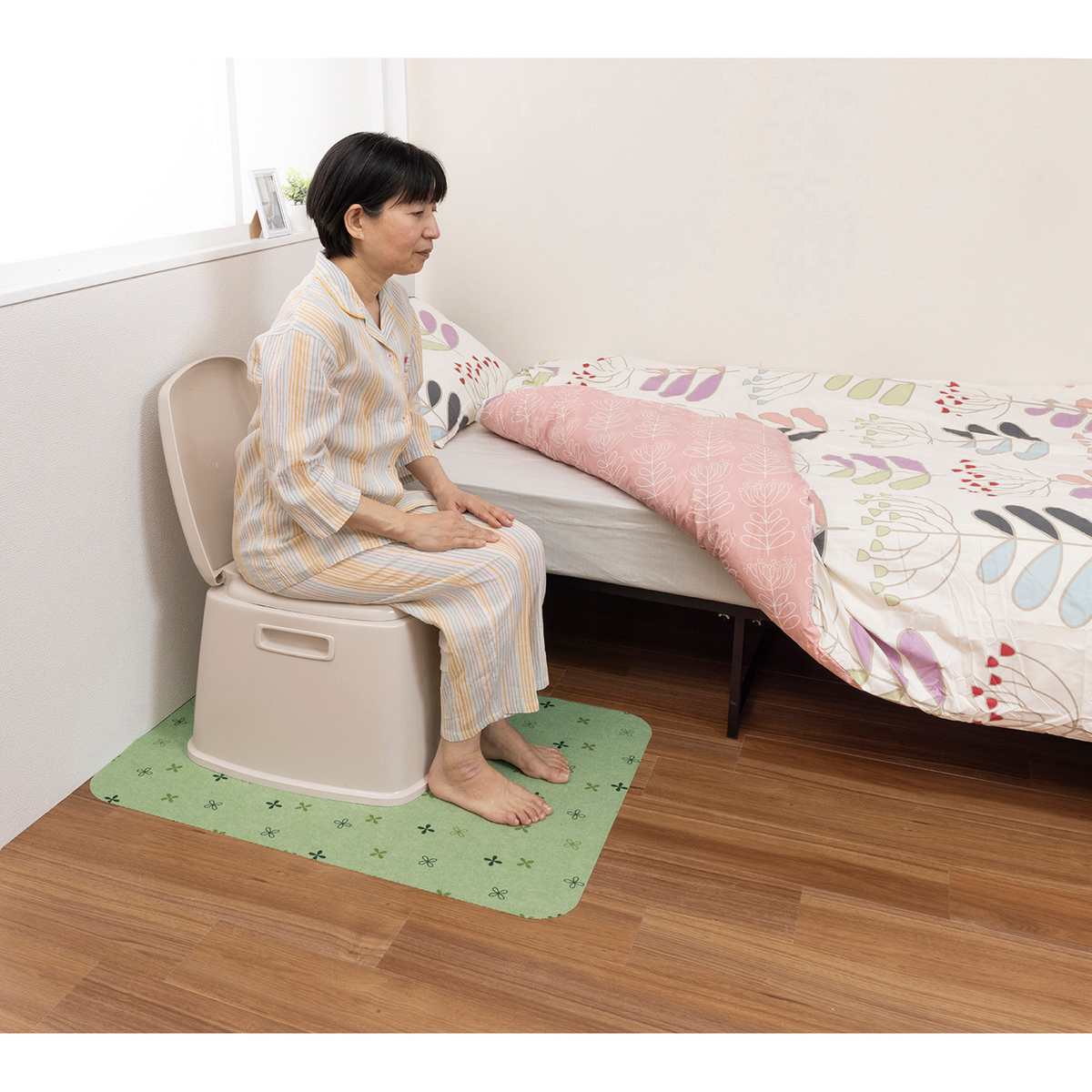 ポータブルトイレマット