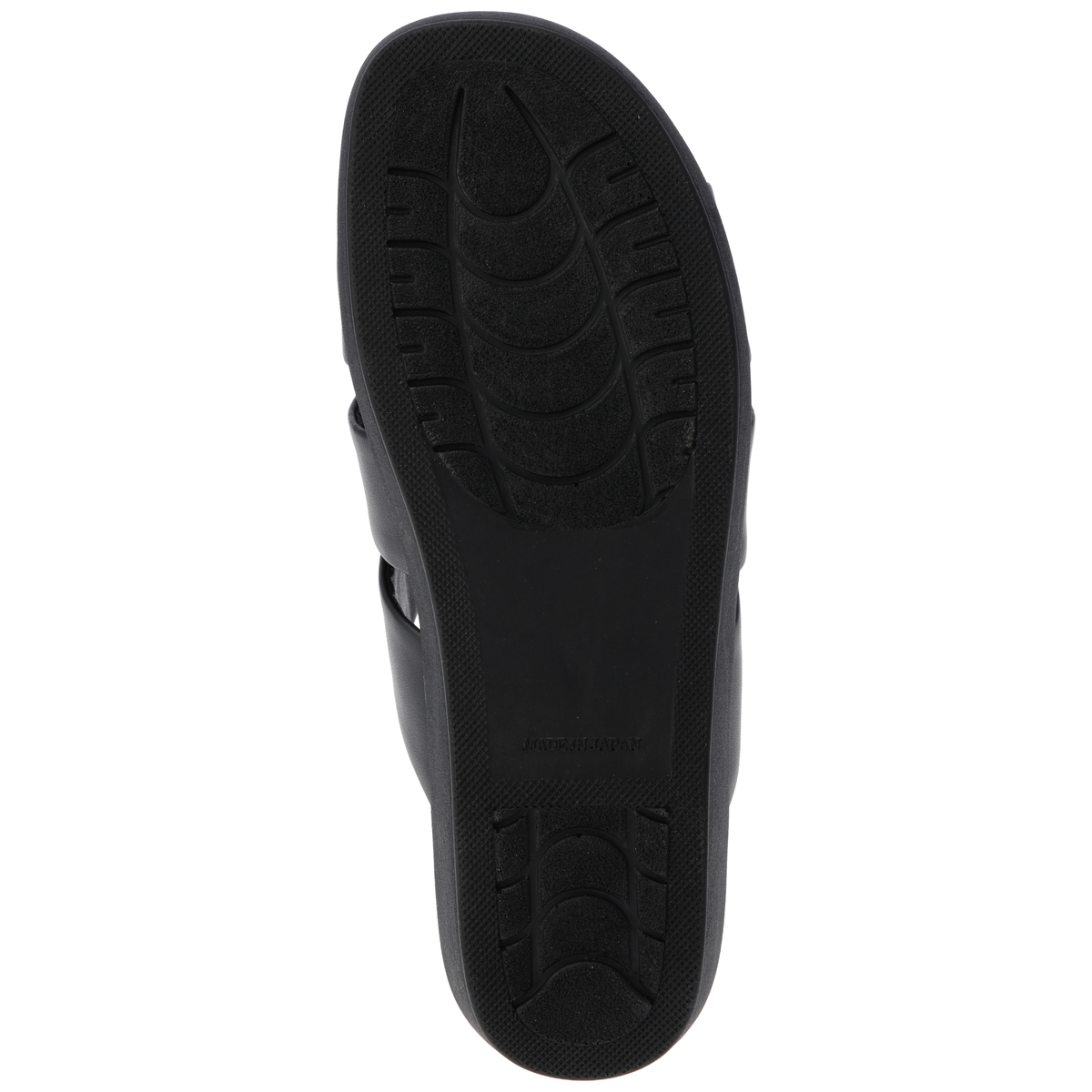 紳士フィットソールサンダル　IC-24004-ブラック　L