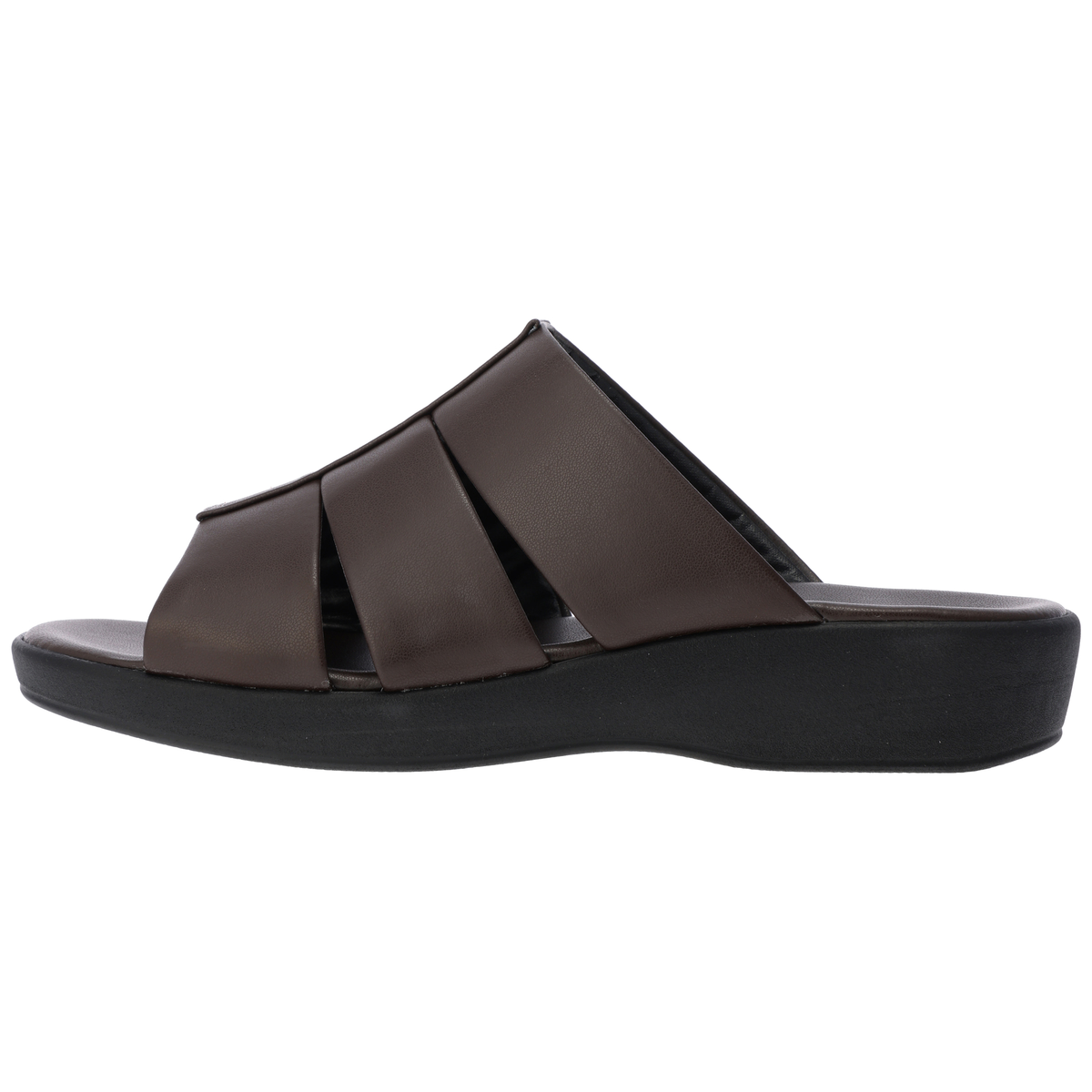 紳士フィットソールサンダル　IC-24004-ダークブラウン　L