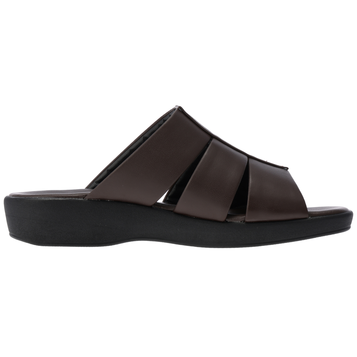 紳士フィットソールサンダル　IC-24004-ダークブラウン　LL