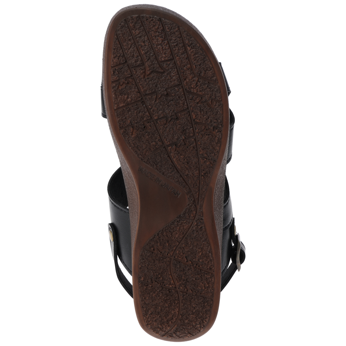 紳士2WAYサンダル　IC-24307-ブラック　S