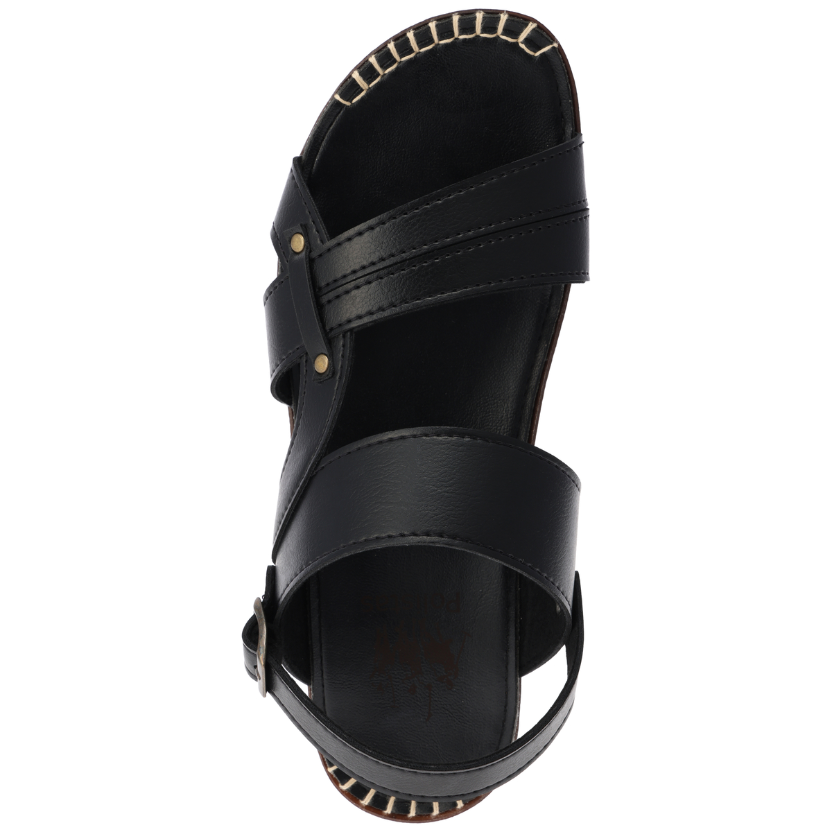 紳士2WAYサンダル　IC-24307-ブラック　L