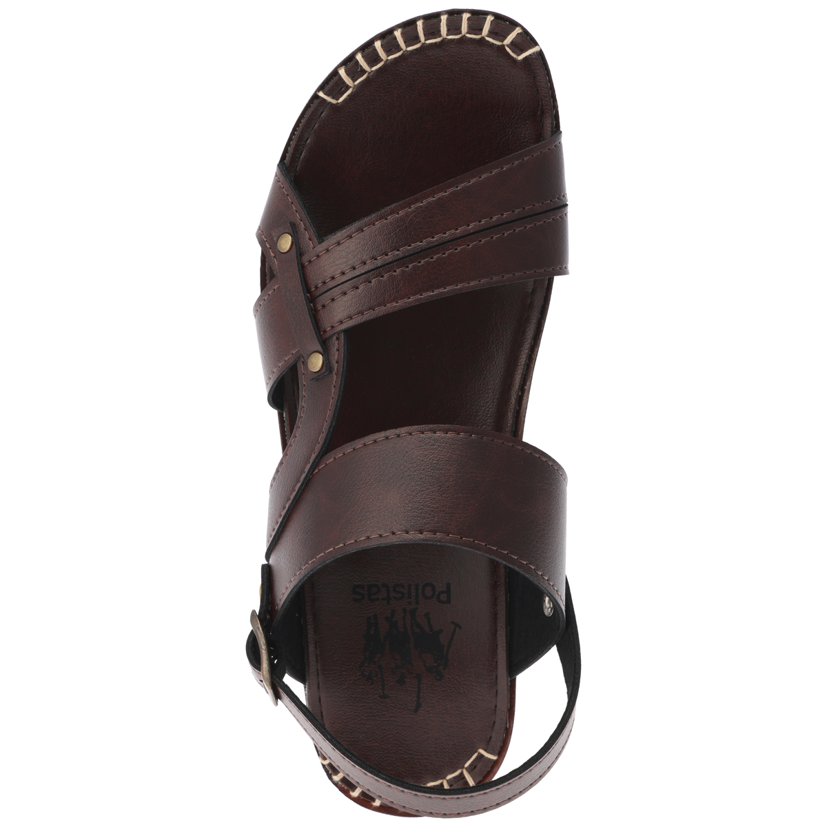 紳士2WAYサンダル　IC-24307-ダークブラウン　LL