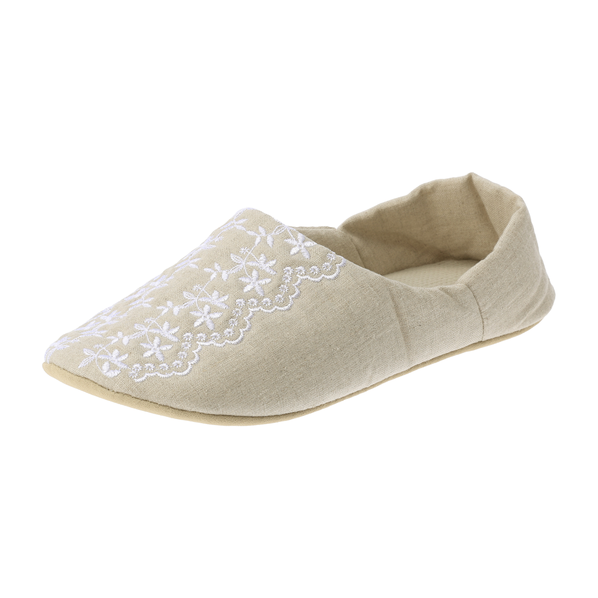 モロッコタイプ　リネンスリッパ　RK-8R-6　M