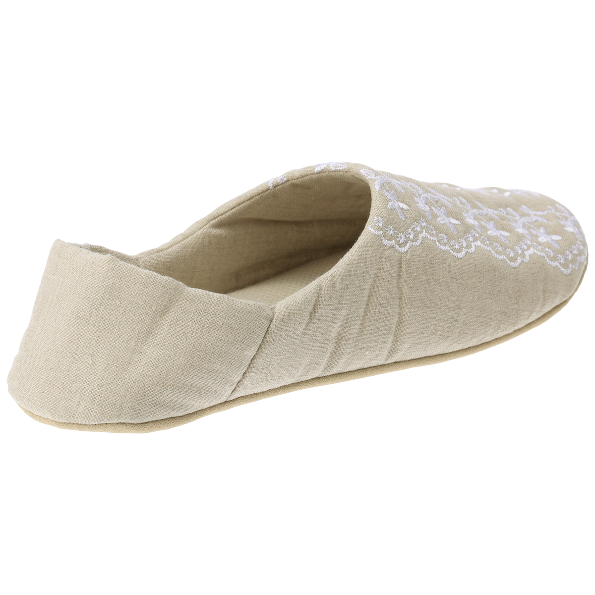 モロッコタイプ　リネンスリッパ　RK-8R-6　M