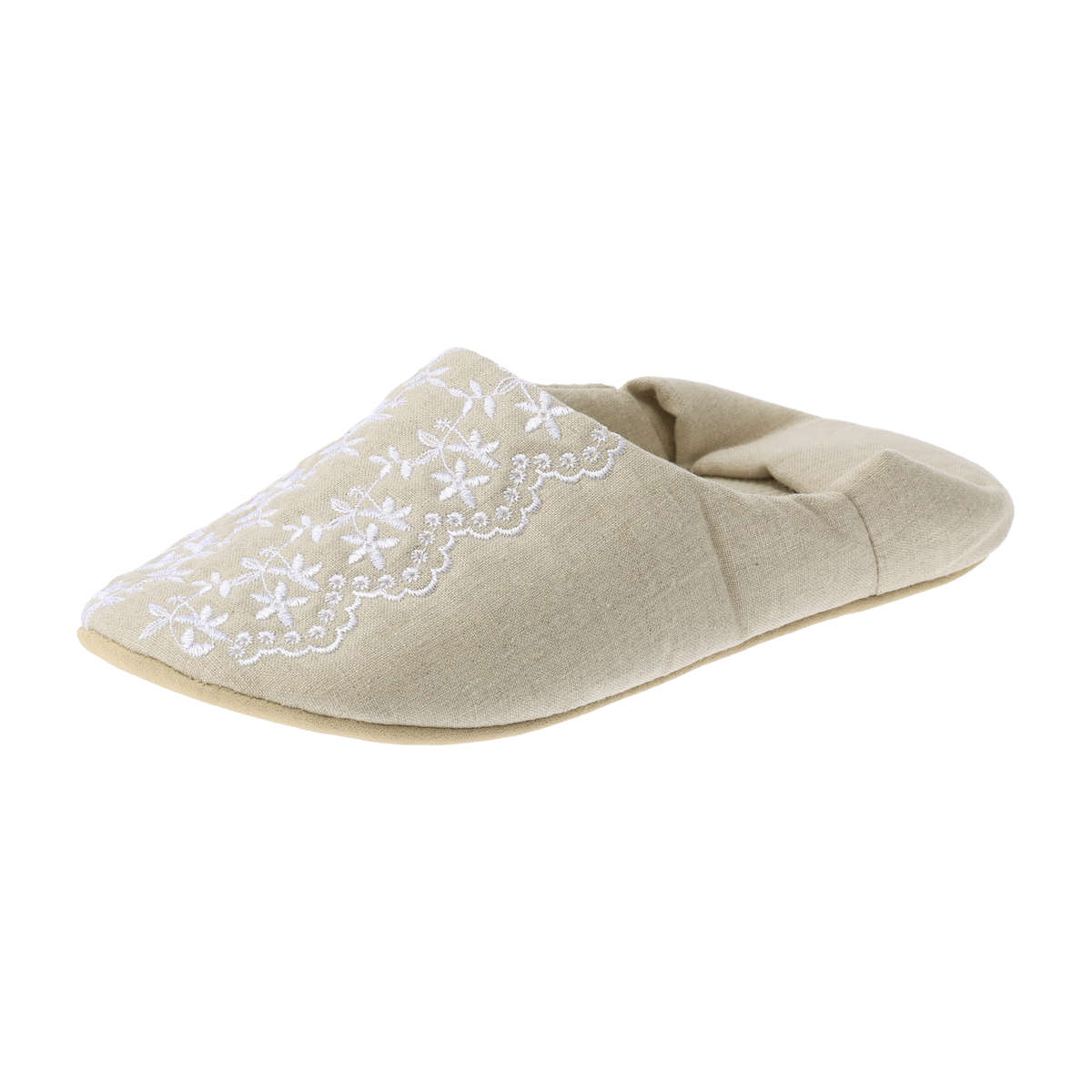 モロッコタイプ　リネンスリッパ　RK-8R-6　M