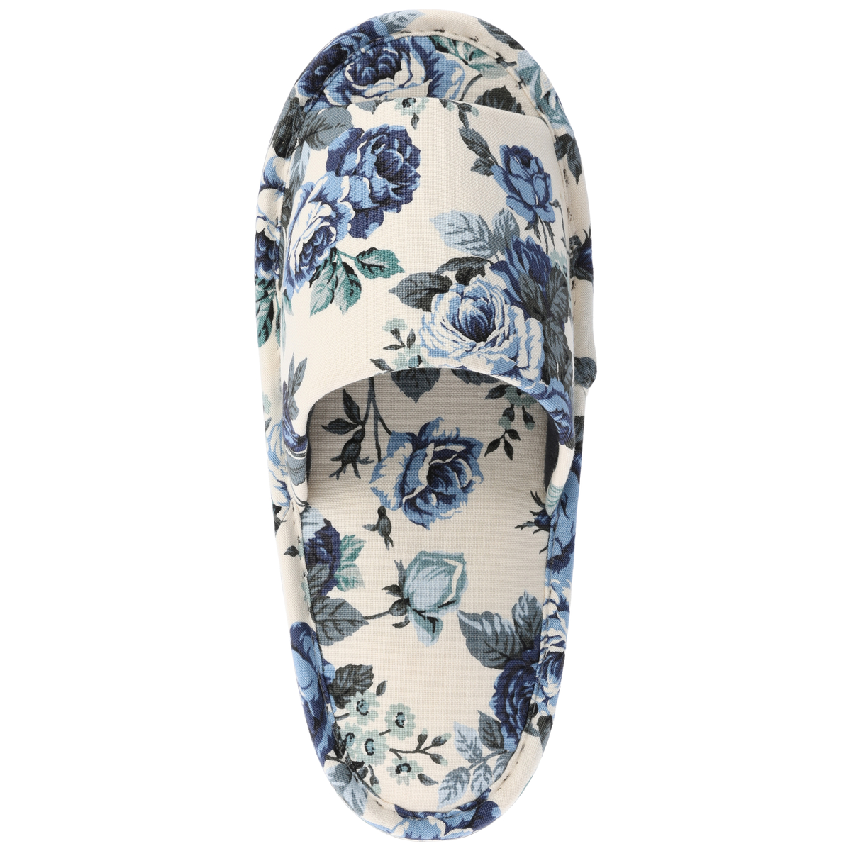 花柄外縫い前あきタイプスリッパ　RK-23A-19　26.0