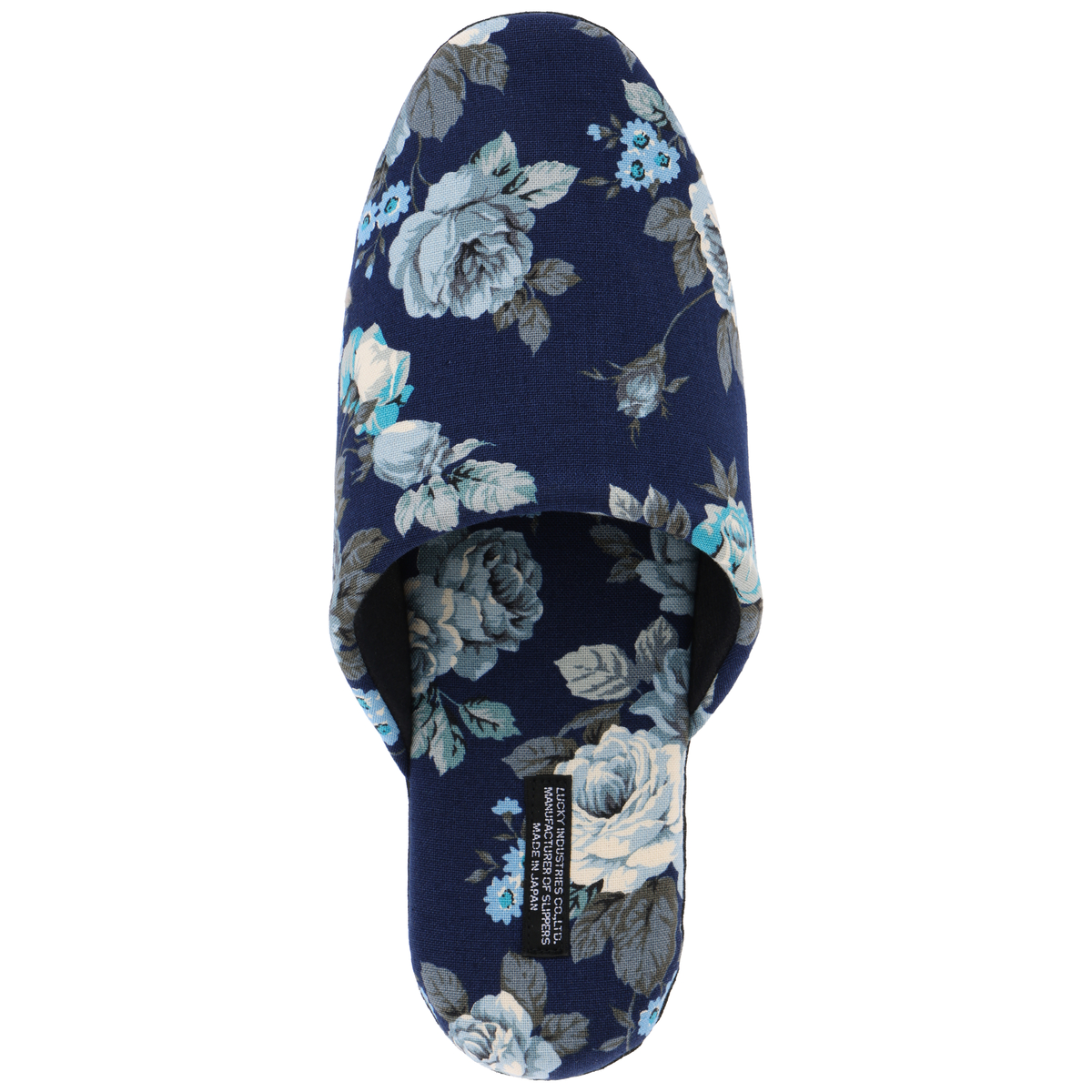 花柄ソフトタイプ前閉じスリッパ　RK-23A-21　M