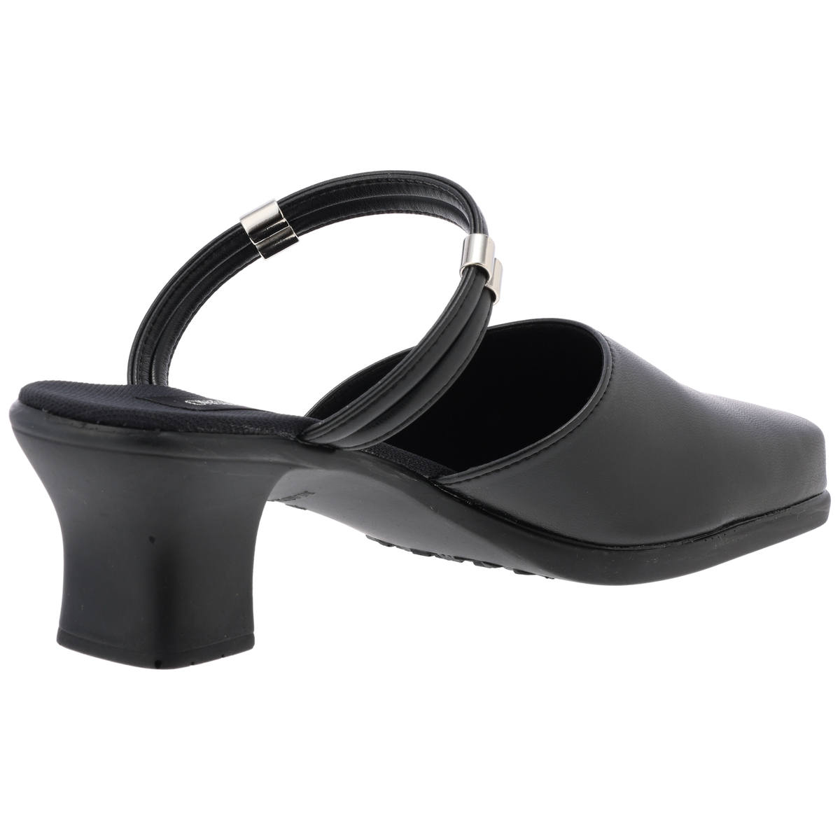 婦人クローズトップオフィスサンダル　IC-3103-ブラック