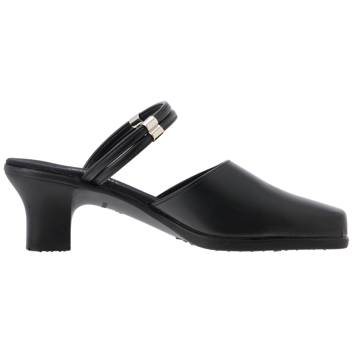 婦人クローズトップオフィスサンダル　IC-3103-ブラック