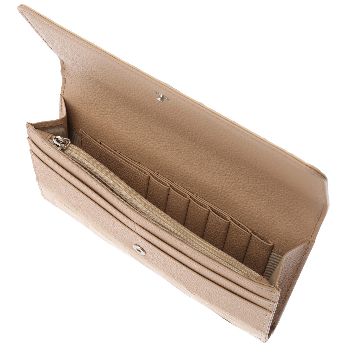 【サンポー】マットクロコダイル×タイガーアイ 金運財布