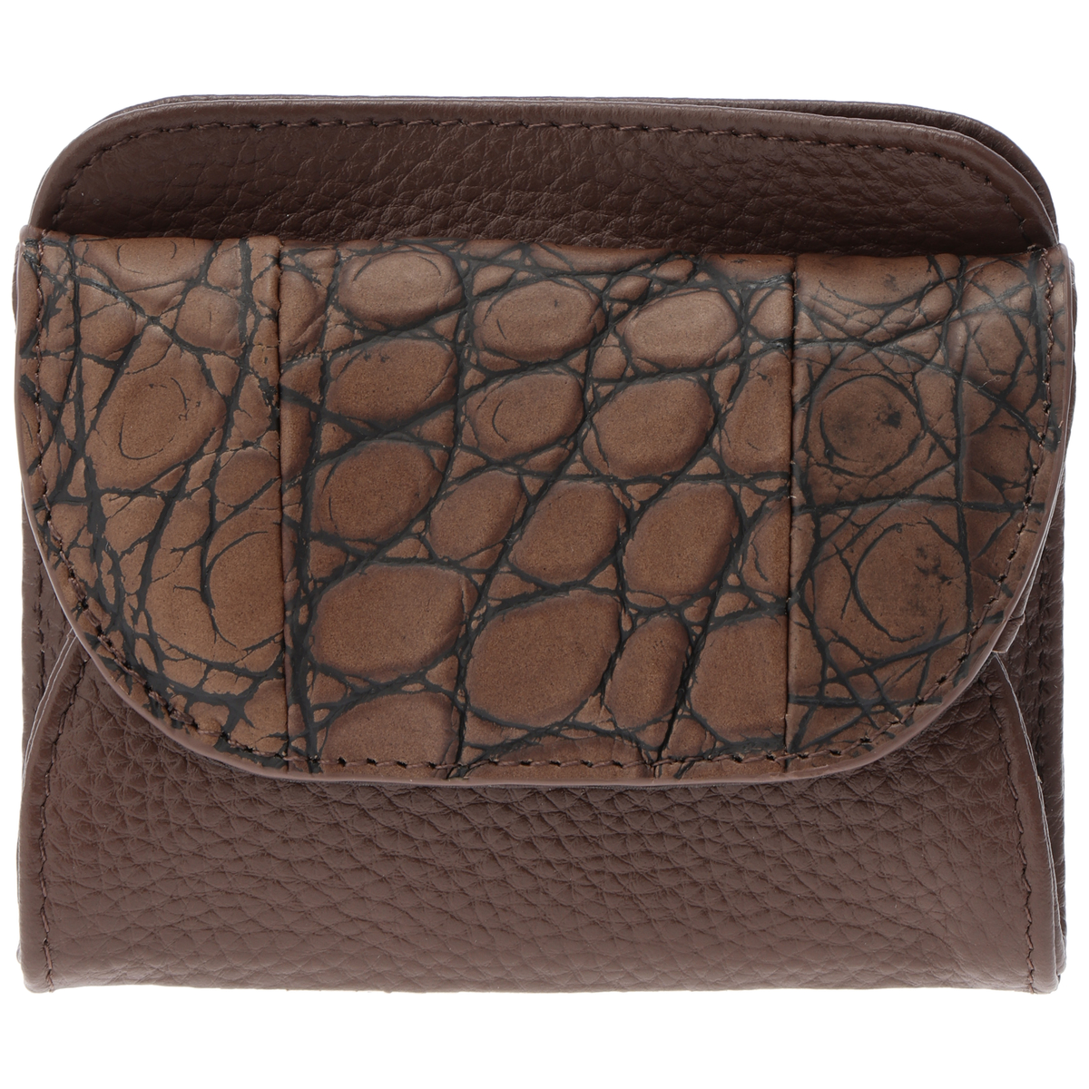 【サンポー】マットクロコダイル ウォレット付き2WAYバッグ