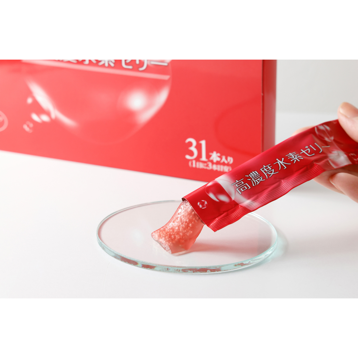 高濃度水素ゼリー ローズヒップ風味 31本入(新菱)