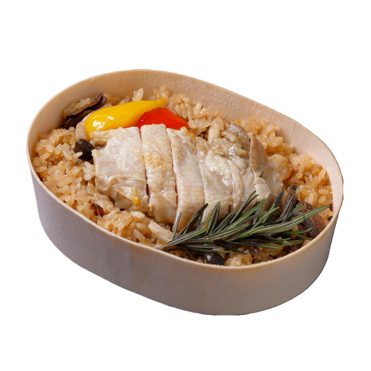 【冷凍】鶏のハーブ焼き×ポルチーニとしめじのキノコご飯