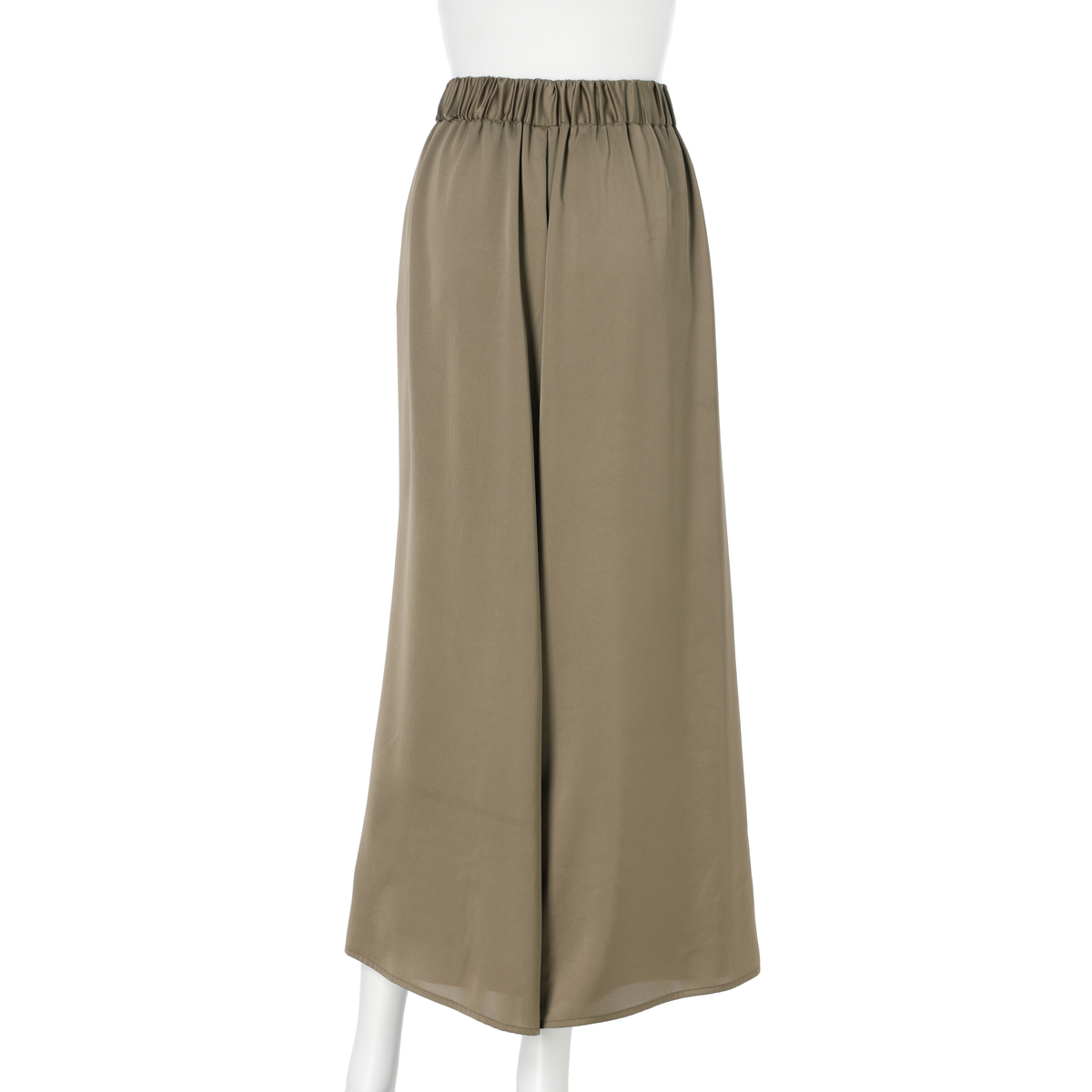 [nineteen bloom(ナインティーンブルーム)]サテンレイヤードワイドパンツ　M-Lサイズ