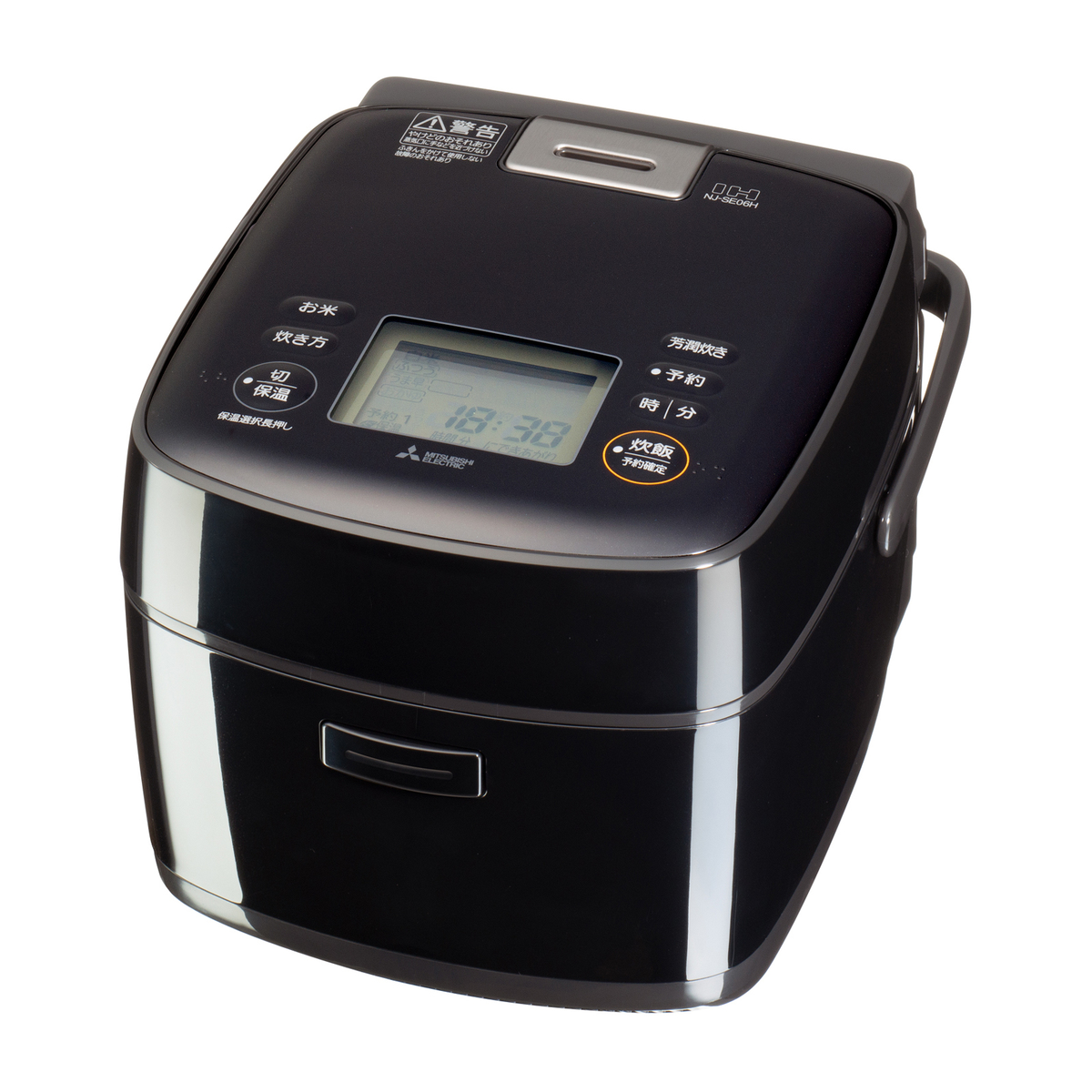 三菱電機　IHジャー炊飯器　3.5合炊き　備長炭　炭炊釜　NJ-SE06H-B