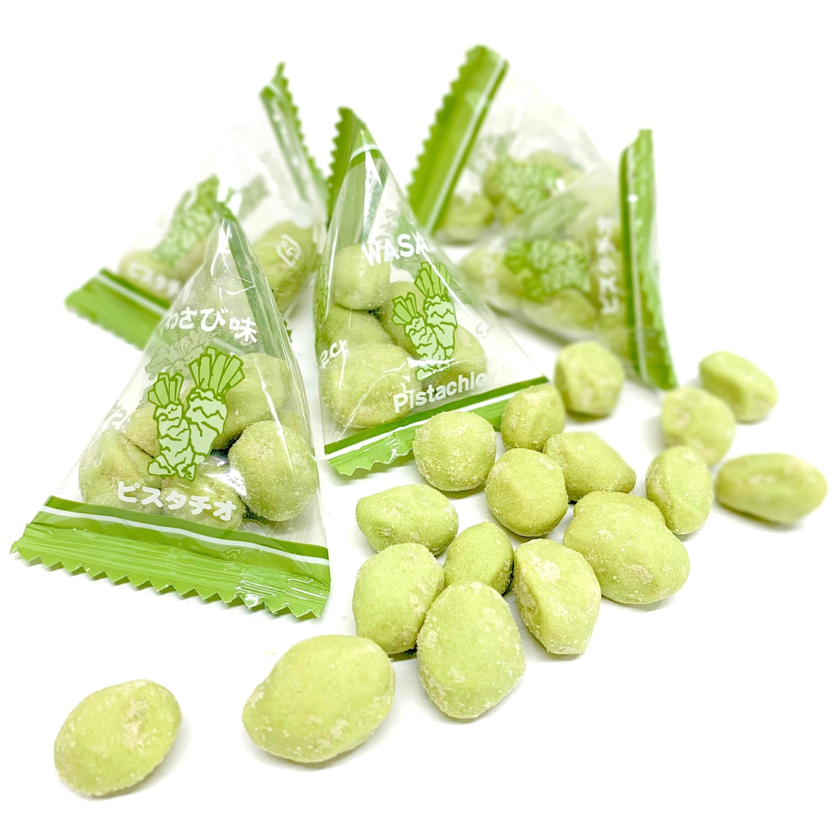 グリーンスナックピスタチオ わさび味215g | かぜとゆきオンラインショップ