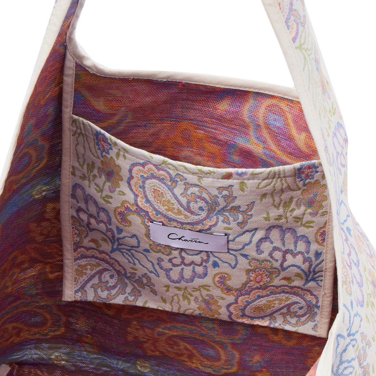 [Charrm] ペイズリーマルシェバッグ