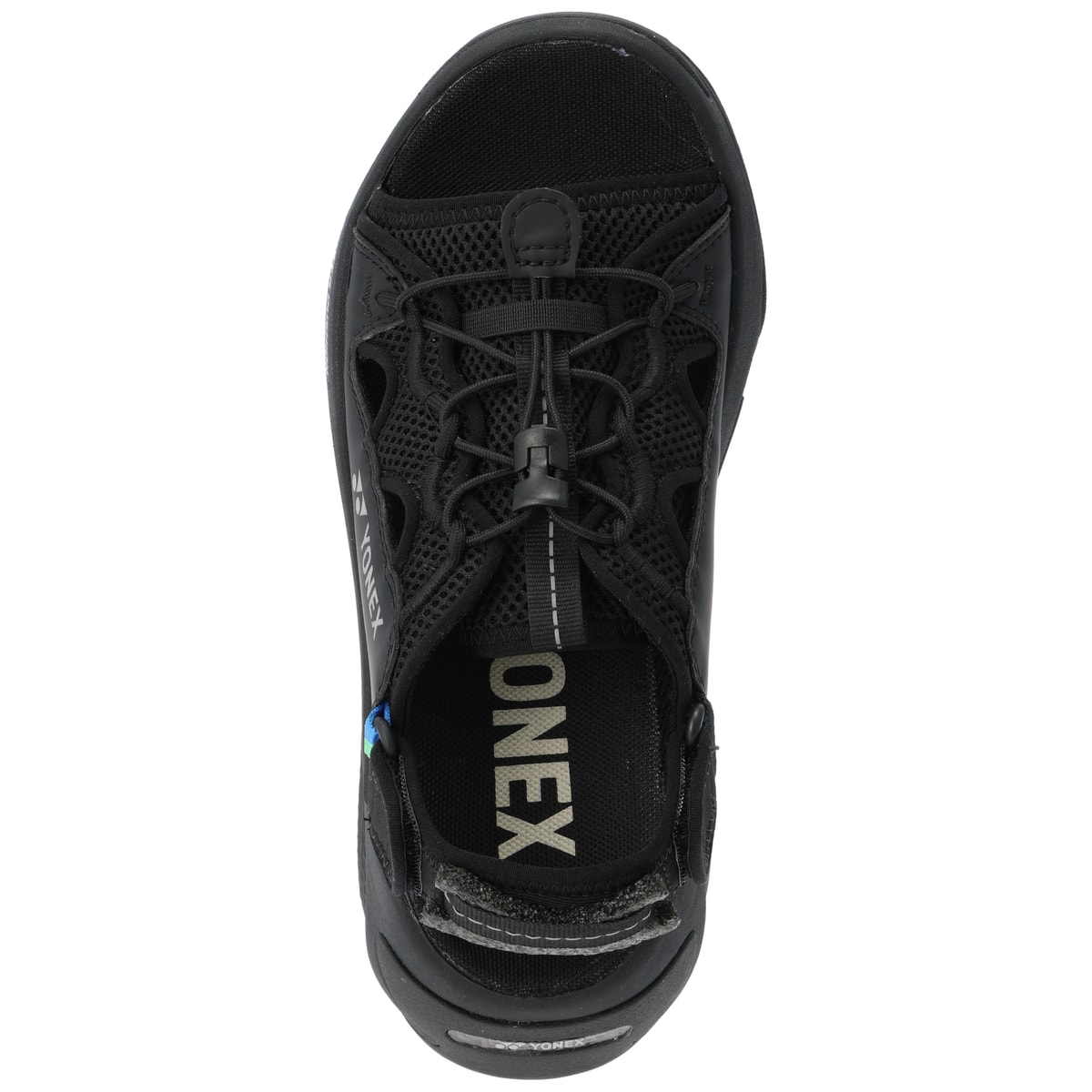 YONEX パワークッション サンダル シューズ　ブラック　27cm YONEX パワークッション サンダル YY-RAFTROCKER.SHWRA1（男女兼用