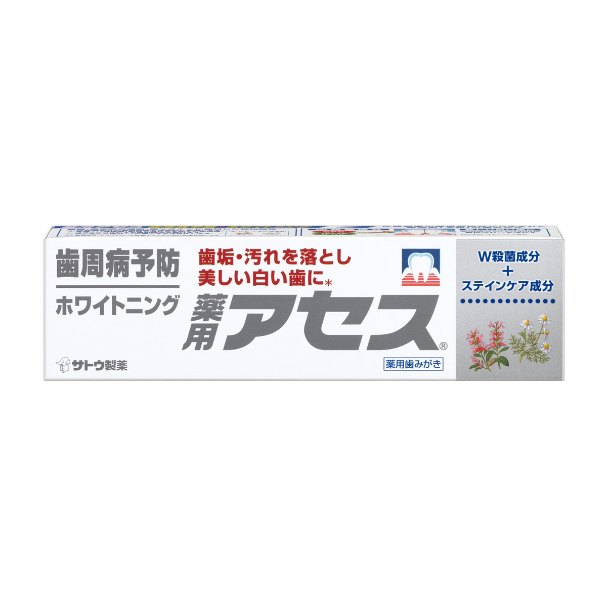 【医薬部外品】薬用アセス ホワイトニング ハミガキ粉 90g