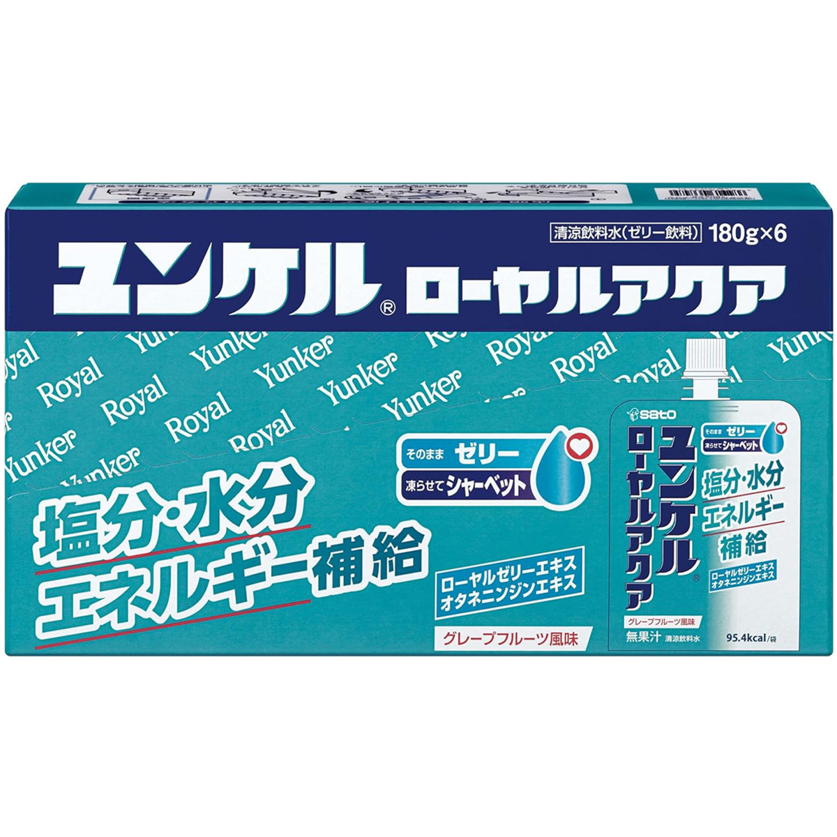 経口補水液 ユンケルローヤルアクア 6個パック (180g×6個) 251231
