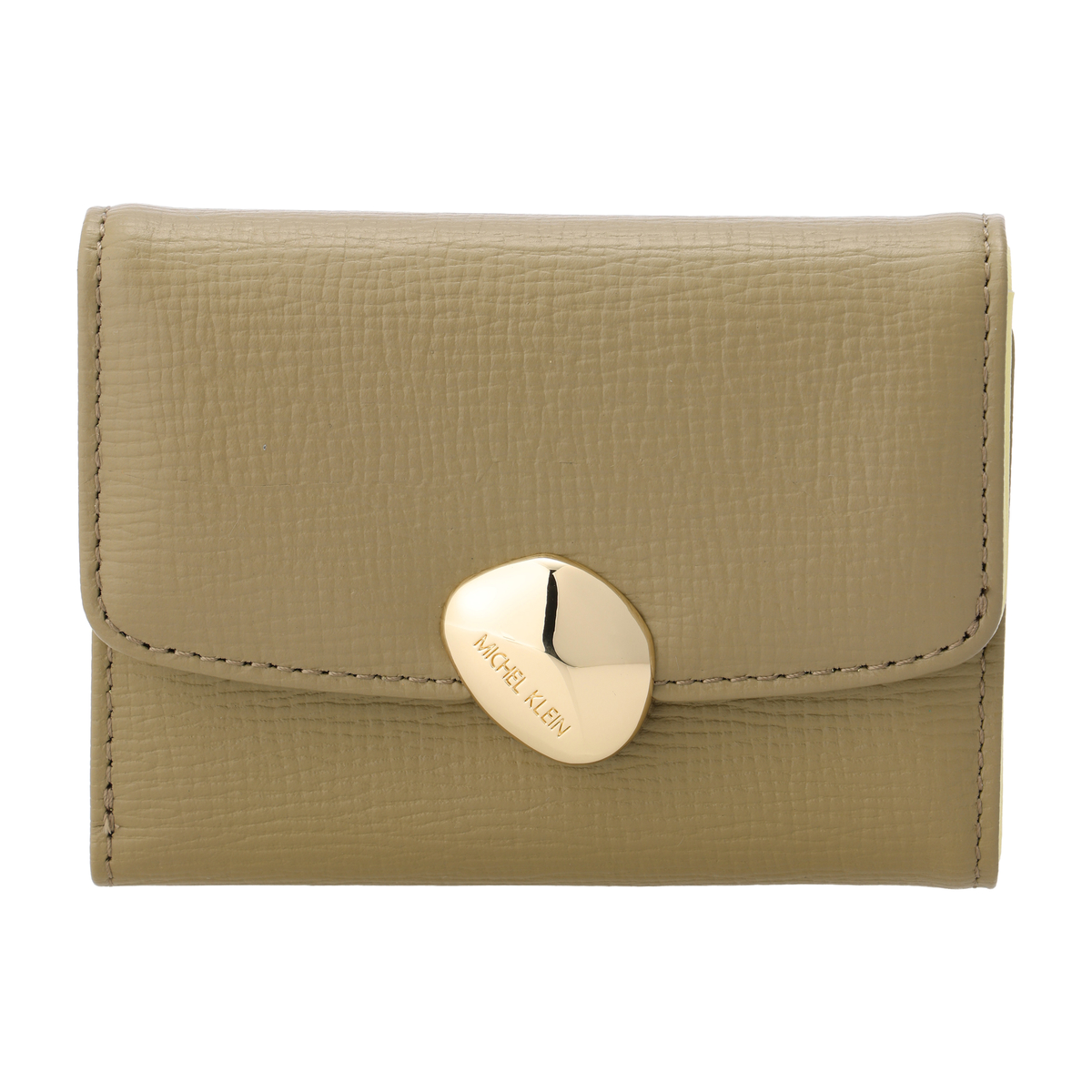 【MICHEL KLEIN(ミッシェル クラン)】牛本革二つ折り財布