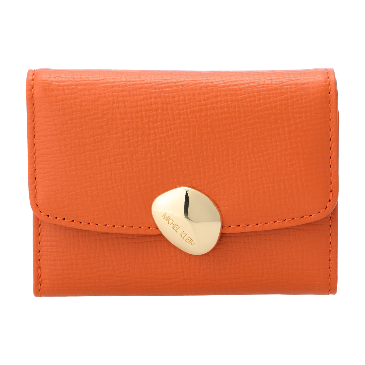 【MICHEL KLEIN(ミッシェル クラン)】牛本革二つ折り財布