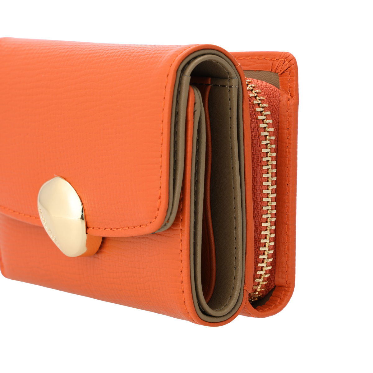 【MICHEL KLEIN(ミッシェル クラン)】牛本革二つ折り財布