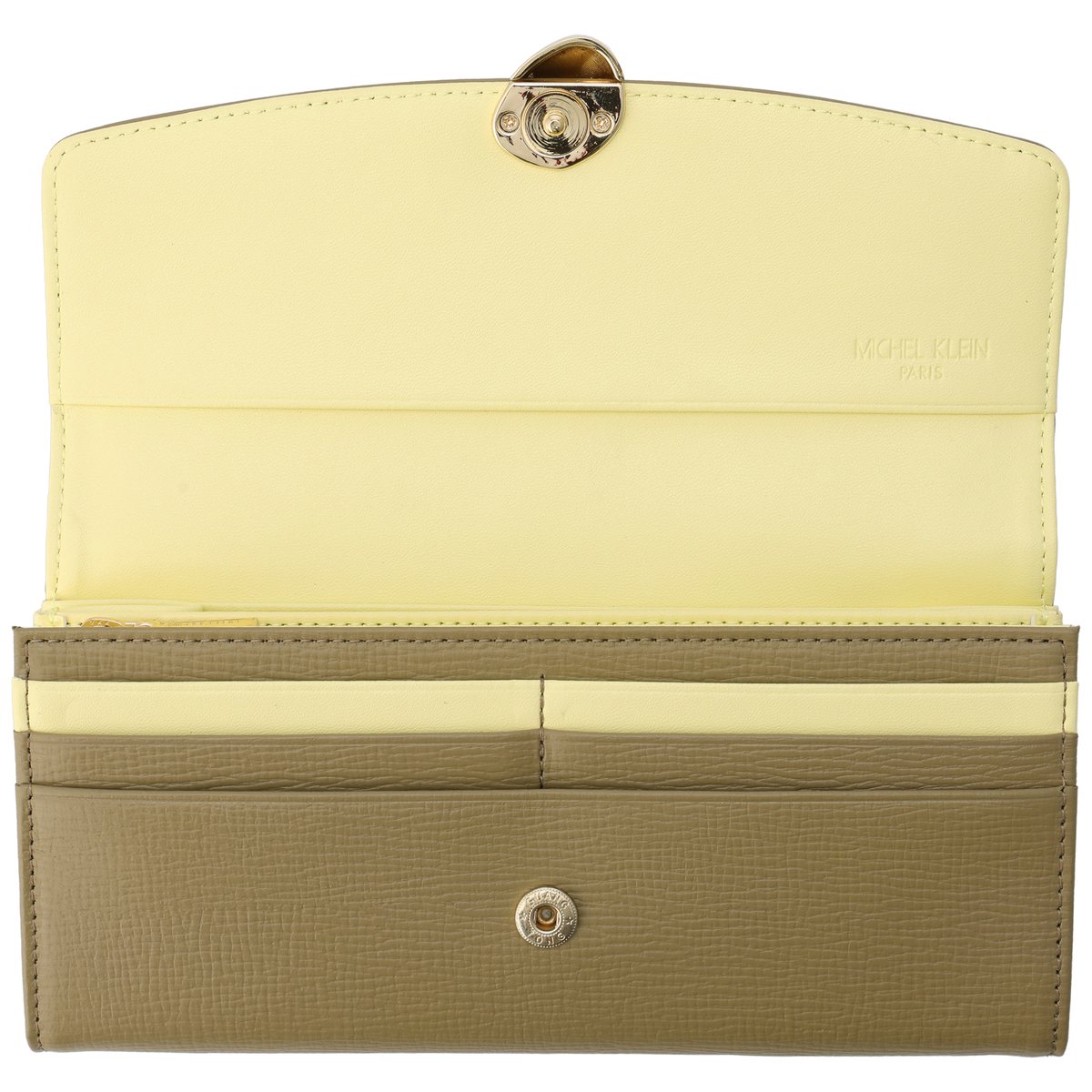 【MICHEL KLEIN(ミッシェル クラン)】牛本革長財布