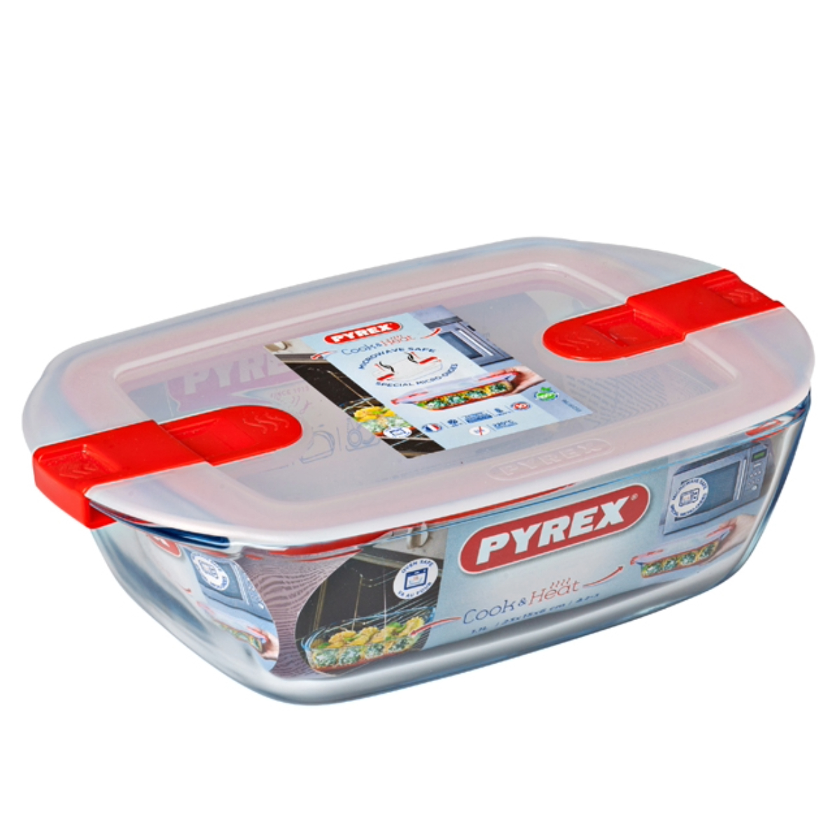 PYREX　Cook & Heat ガラスディッシュ2.5Ｌ　PRX0016