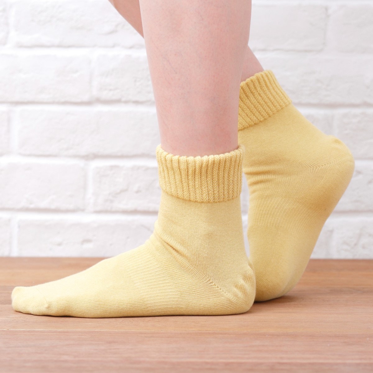 【歩くぬか袋】 足首ゆったり 米ぬかかかとケア靴下 女性用 KOME327
