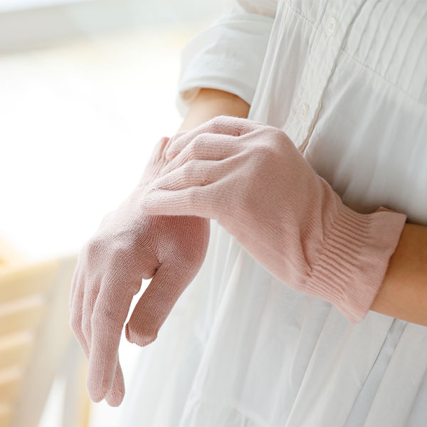 【米ぬかシリコン】 おやすみ手袋 KOME315-3
