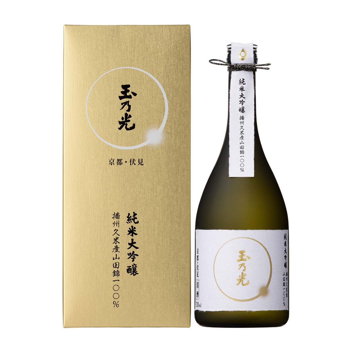 玉乃光 純米大吟醸 播州久米産山田錦100％ 720ml 化粧箱入り
