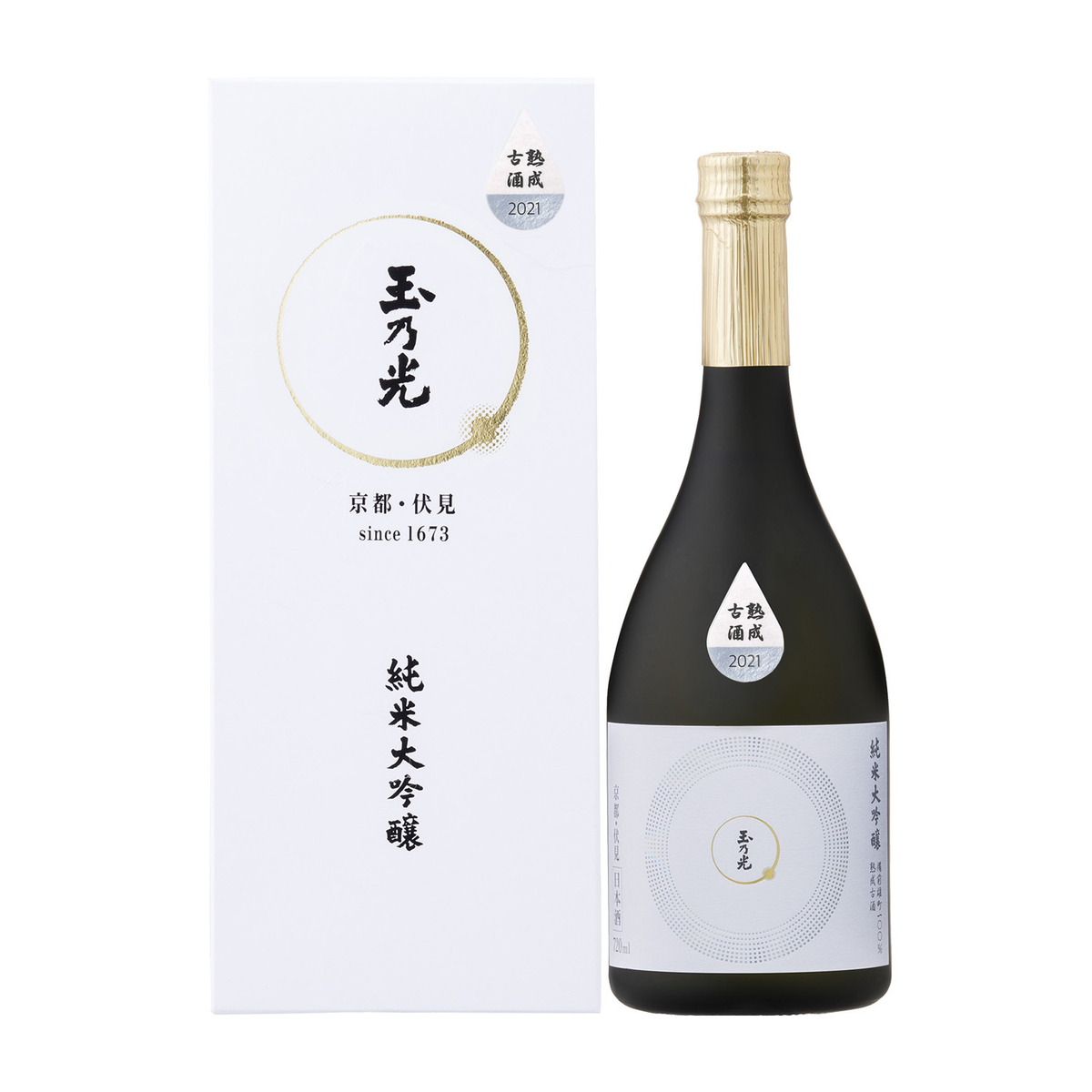 玉乃光 純米大吟醸 備前雄町100％ 熟成古酒シルバー 720ml 化粧