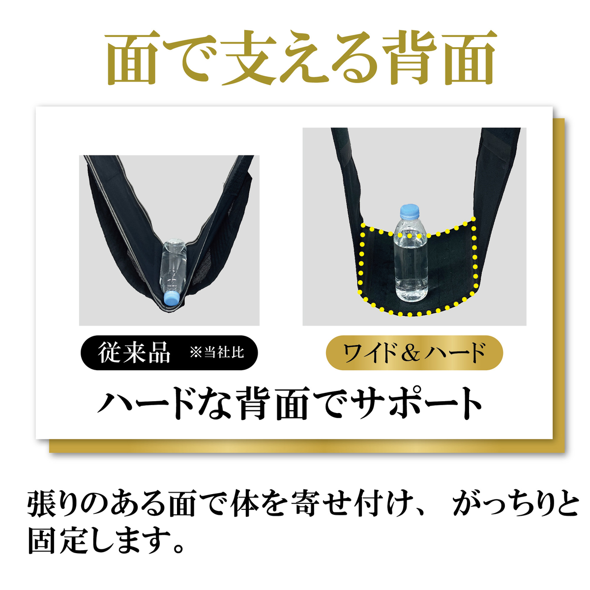 ワイド＆ハード腰ベルト