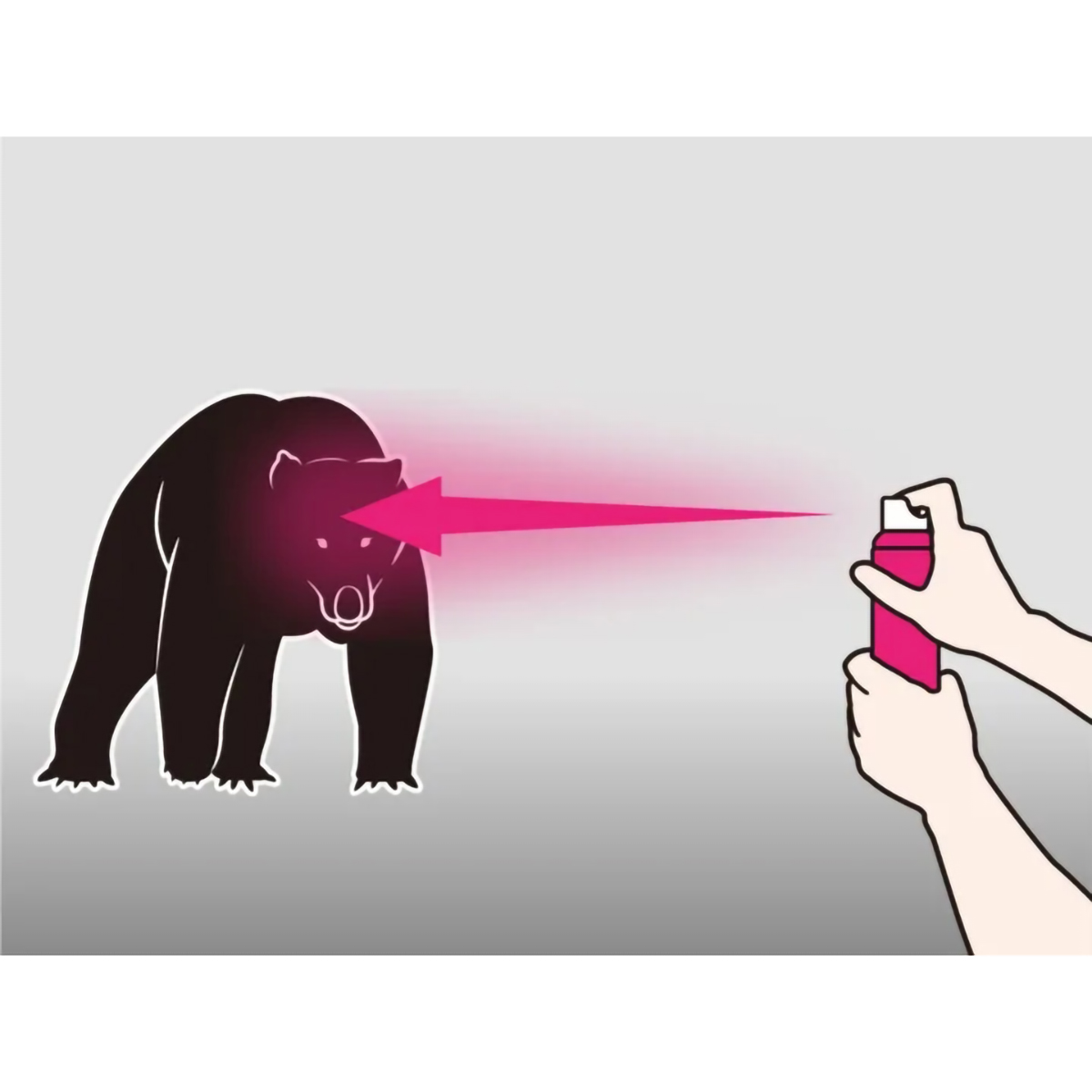 国産熊スプレー　熊一目散