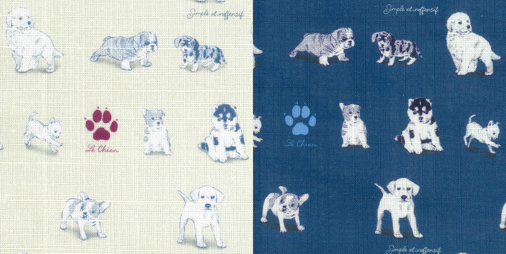 子犬柄