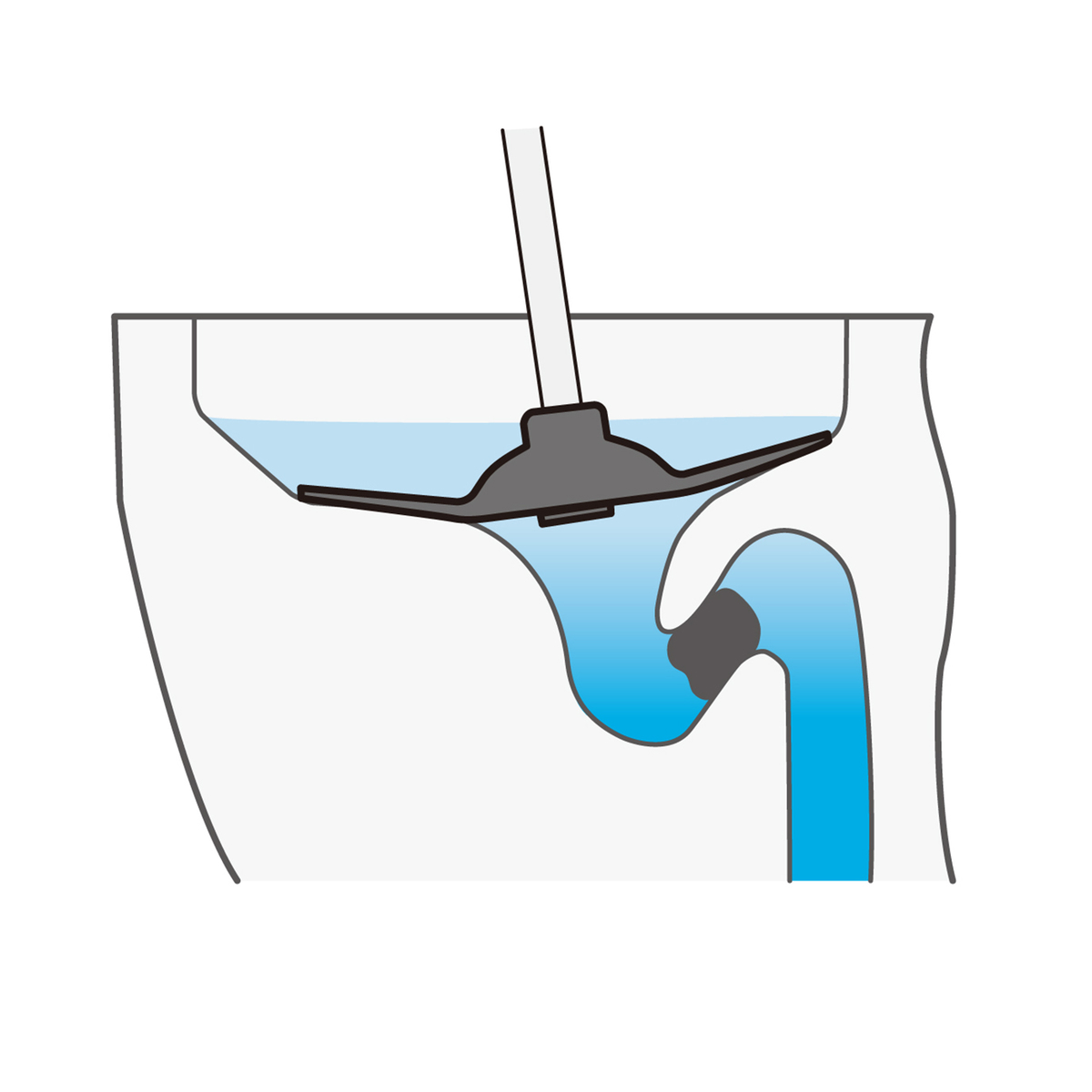 トイレのつまりとりFIT ワイド(節水便器対応)(テラモト)