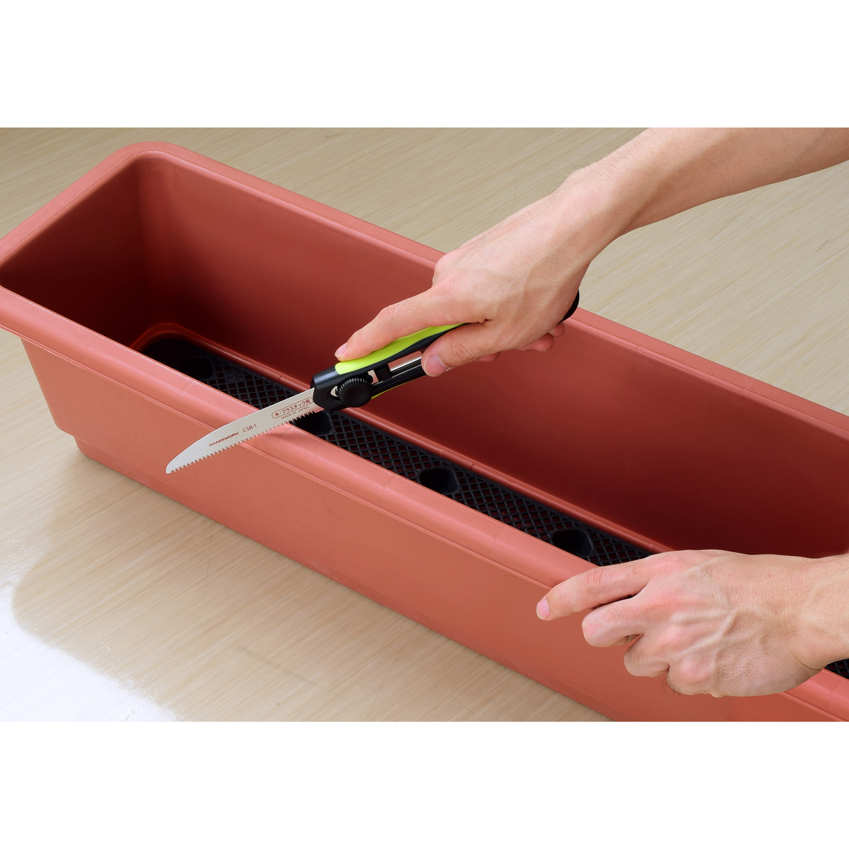 リサイクルダブルソー イエローグリーン(高儀)