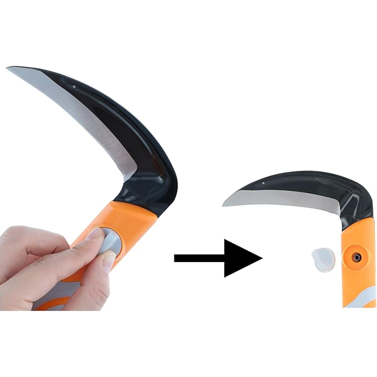 菊堂　替刃式小鎌　120mm替刃(高儀)