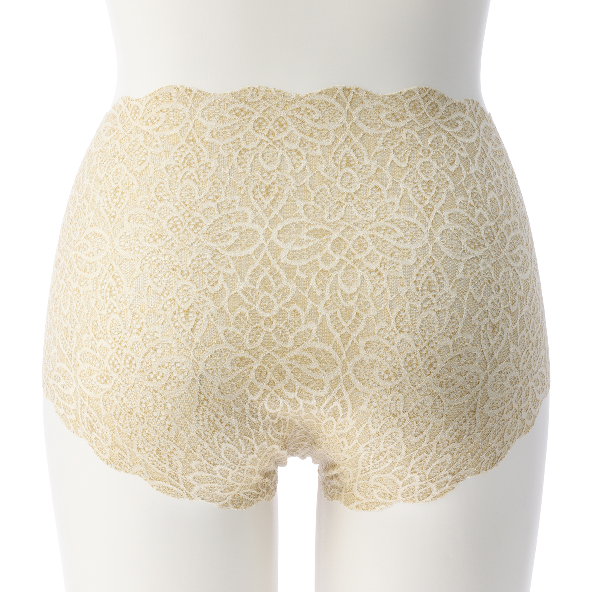 完全無縫製ソフトサポートレースショーツ