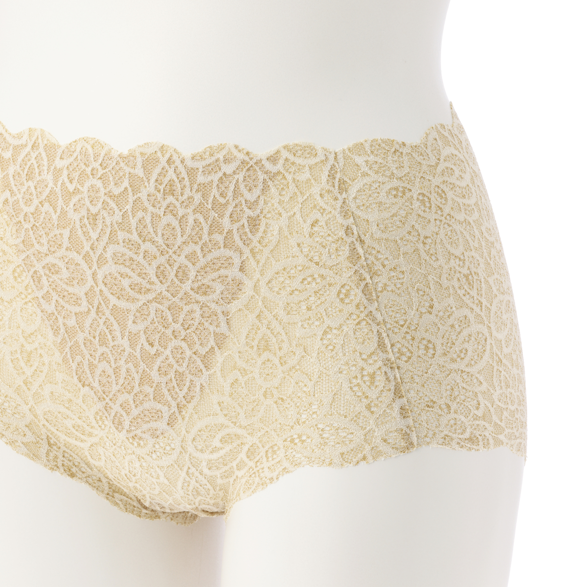 完全無縫製ソフトサポートレースショーツ